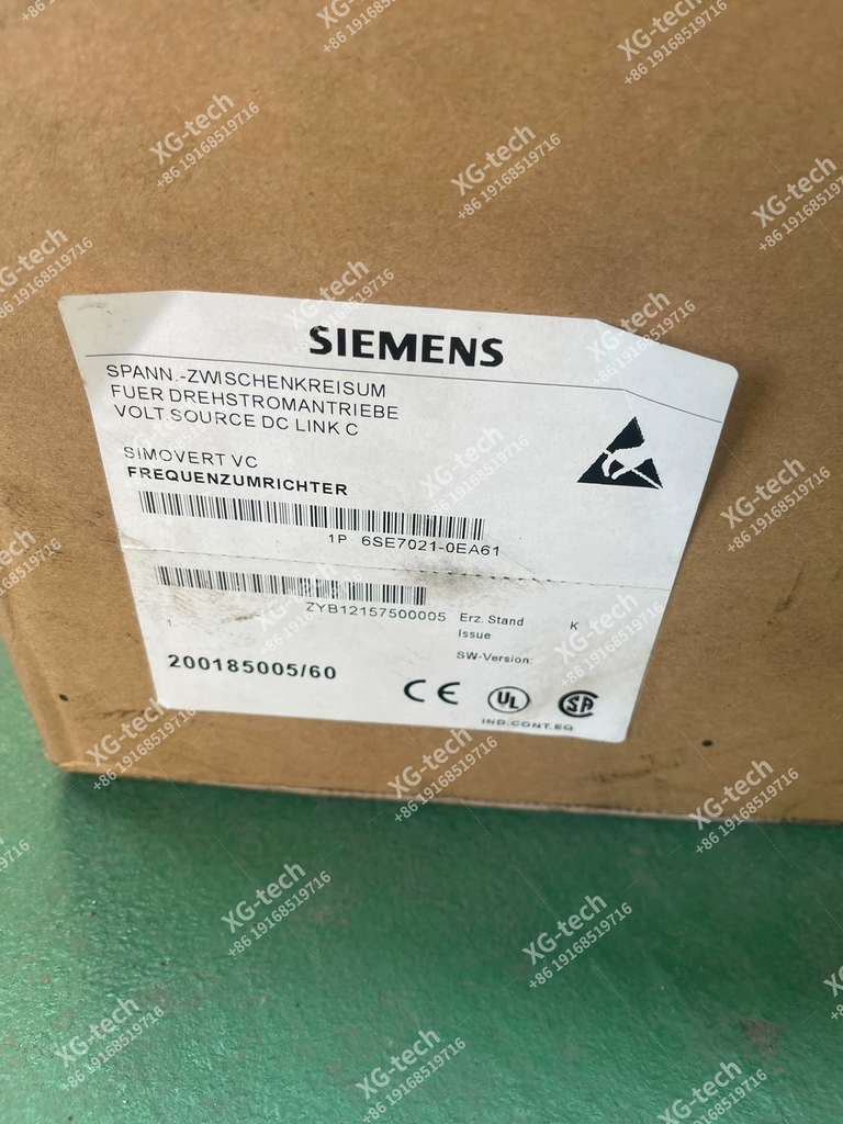 Siemens 6SE7021-0EA61 Simovert VC Converter - Fast Performance