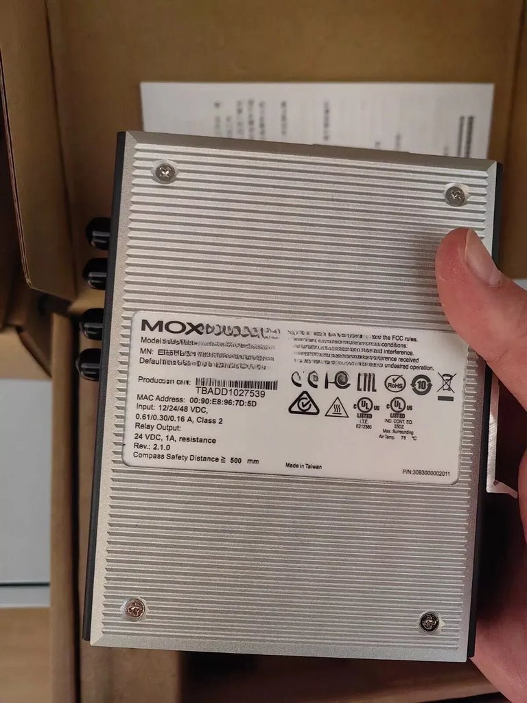 MOXA EDS-408A-MM-ST Industrial Ethernet Switch 8-Port Managed - ZYYKZ Test Equipment
