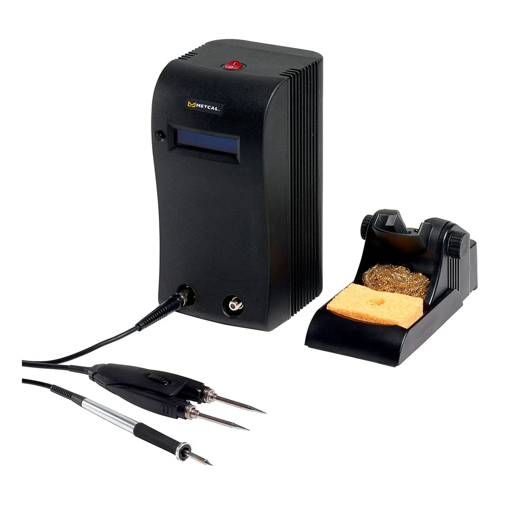 Metcal MX-5241 Soldering System 80W MX-PS5200 with Precision Tweezer Advanced Handpiece and 2 Workstands - ZYYKZ Test Equipment