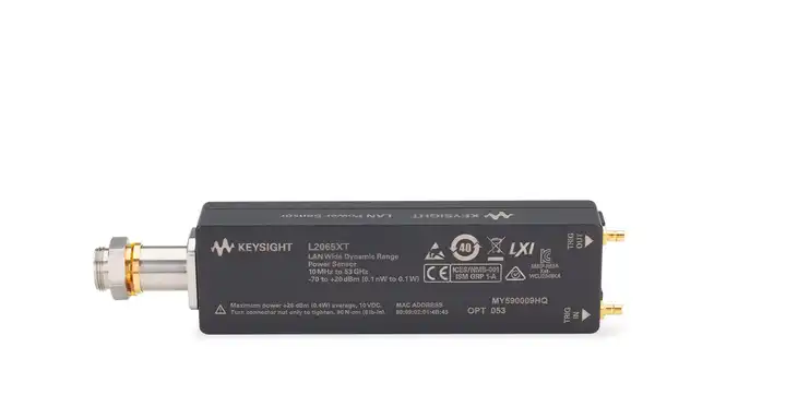 Keysight L2065XA 10 MHz to 50 GHz LAN Wide Dynamic Range Peak and Average Power Sensor