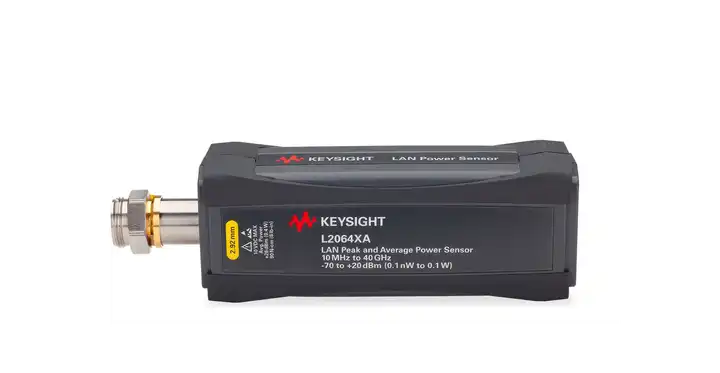 Keysight L2064XA 10 MHz to 40 GHz LAN Wide Dynamic Range Peak and Average Power Sensor