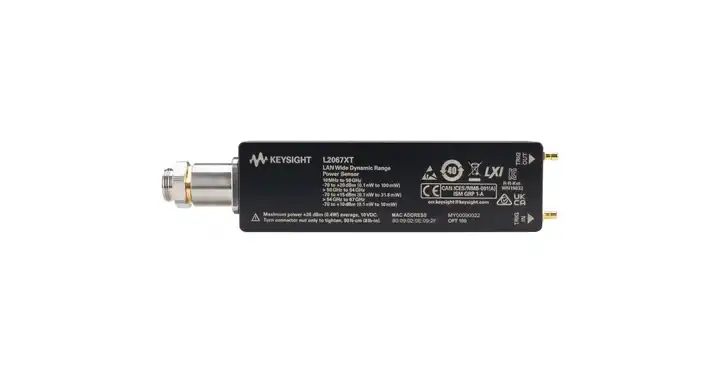 Keysight L2067XT 10 MHz to 67 GHz LAN Thermal Vacuum Compliance Power Sensor