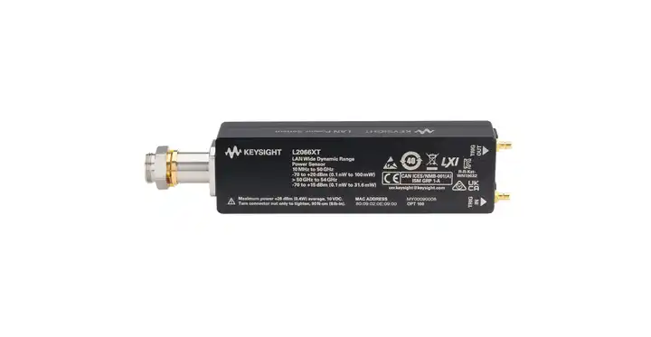Keysight L2066XT 10 MHz to 54 GHz LAN Thermal Vacuum Compliance Power Sensor