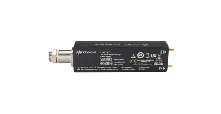 Keysight L2067XT 10 MHz to 67 GHz LAN Thermal Vacuum Compliance Power Sensor