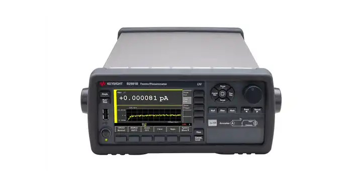 Keysight B2981B Femto/Picoammeter - 0.01 fA Sensitivity
