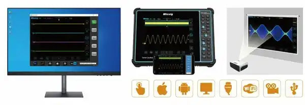 Micsig GEN 4 STO Series Tablet Oscilloscope - 100MHz to 200MHz, 2/4 Channels