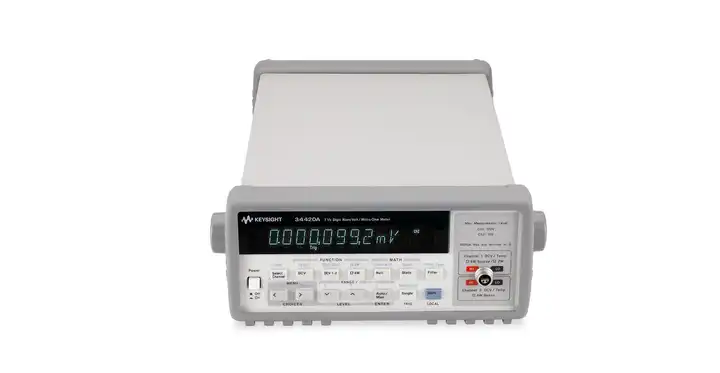 Keysight 34420A Nanovolt/Microohmmeter - 7.5 Digits Precision