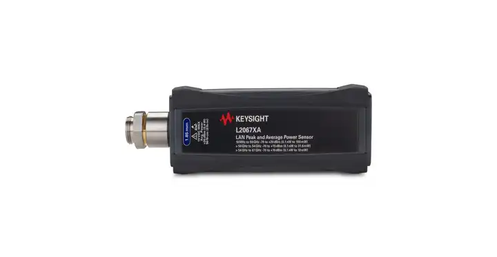 Keysight L2067XA 10 MHz to 67 GHz LAN Wide Dynamic Range Peak and Average Power Sensor