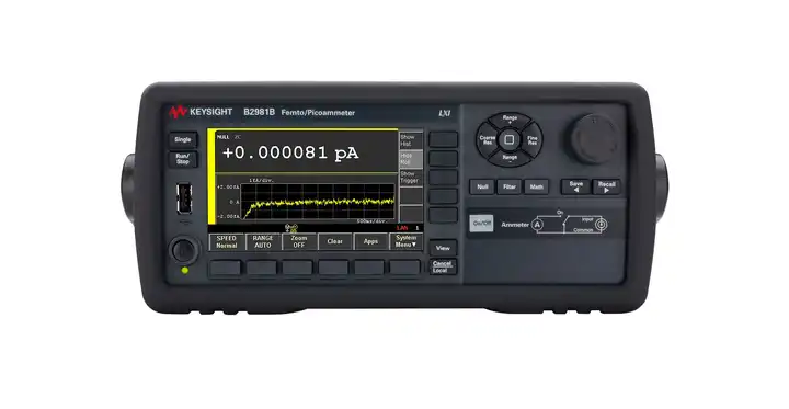 Keysight B2981B Femto/Picoammeter - 0.01 fA Sensitivity