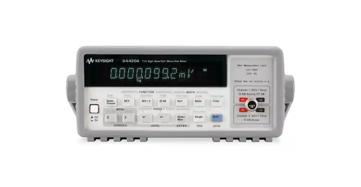 Keysight 34420A Nanovolt/Microohmmeter - 7.5 Digits Precision