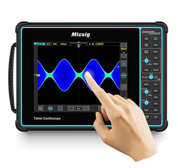 Micsig GEN 4 STO Series Tablet Oscilloscope - 100MHz to 200MHz, 2/4 Channels