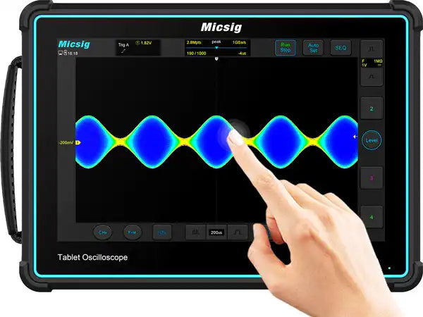 Micsig GEN 4 Tablet Oscilloscope TO Series - 100MHz to 300MHz, 2/4 Channels