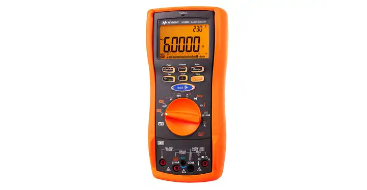 Keysight U1282A Handheld Digital Multimeter - 4.5 Digits, IP67 Rated