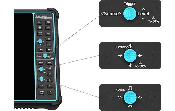 Micsig SATO Series Automotive Oscilloscope - 100MHz to 200MHz, 2/4 Channels