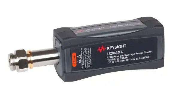 U2063XA USB Wide Dynamic Range Average & Peak Power Sensor - 10 MHz to 33 GHz