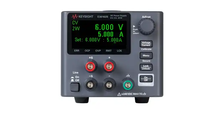 Keysight E36102B DC Power Supply - 6V, 5A, 30W
