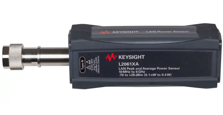 Keysight L2061XA 10 MHz to 6 GHz LAN Wide Dynamic Range Average and Peak Power Sensor