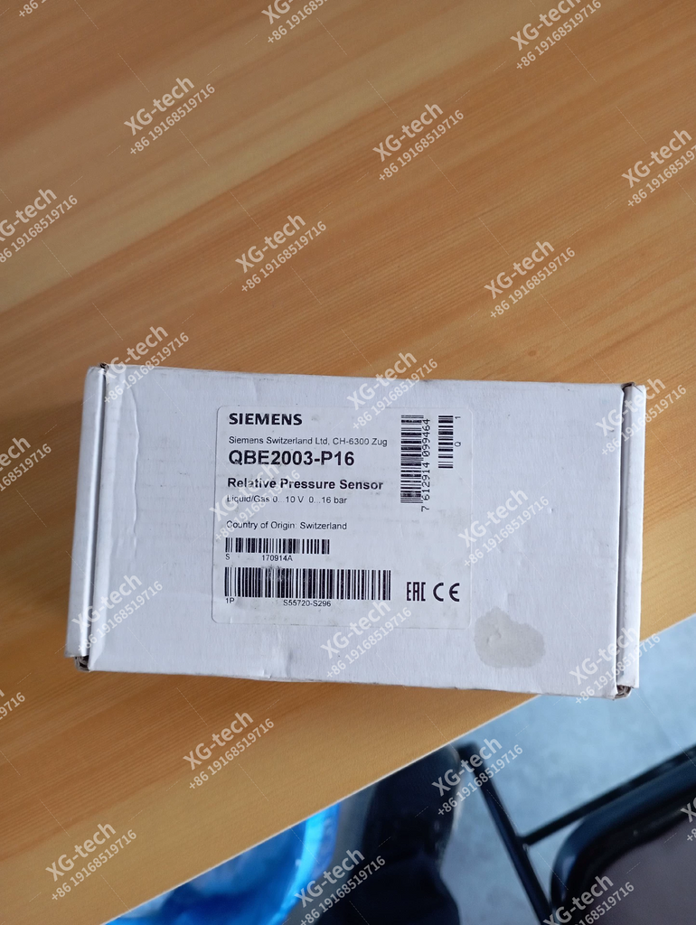 Siemens QBE2003-P16 Pressure Sensor