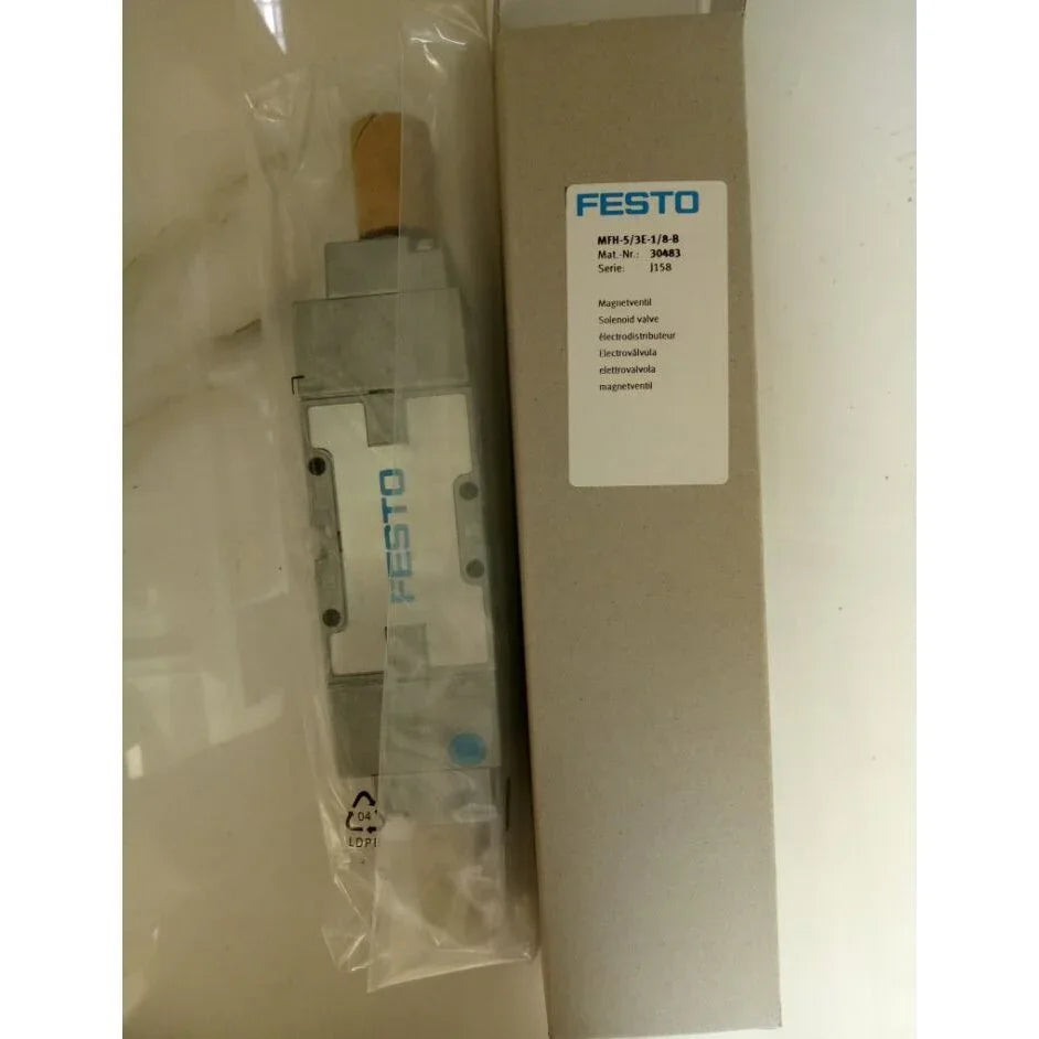 Festo MFH-5/3E-1/8-B 5/3-Way Pneumatic Solenoid Valve - ZYYKZ Test Equipment