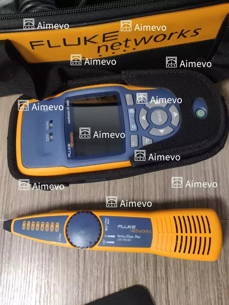 Fluke Networks LinkRunner AT 2000 Ethernet Network Connectivity Tester with Case - ZYYKZ Test Equipment