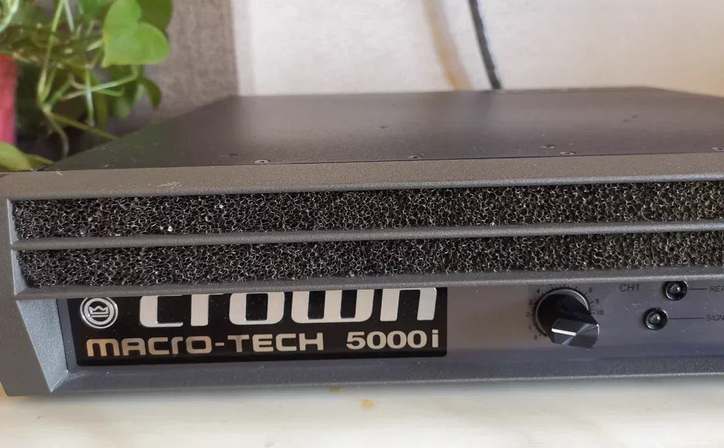 Crown MacroTech 5000i Dual Channel Power Amplifier - 2500W RMS per Channel - ZYYKZ Test Equipment