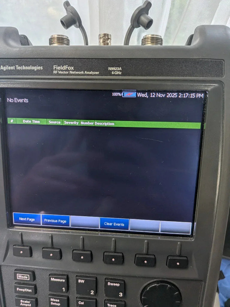 Keysight Agilent Fieldfox N9923A Calibrated Vector Network Analyzer 6 GHz - ZYYKZ Test Equipment