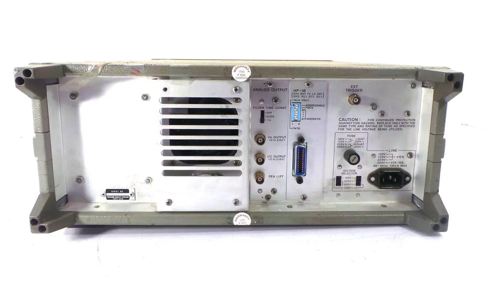 Hewlett Packard 4140B Precision DC Voltage Source and Picoammeter - ZYYKZ Test Equipment