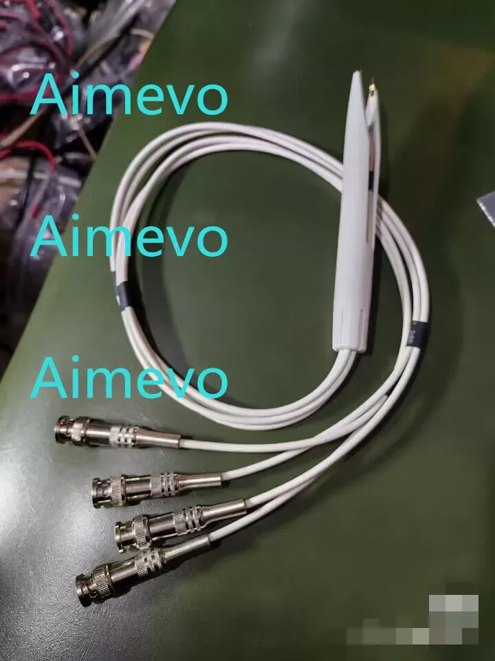 Generic Four Wire Kelvin Test Tweezers with 4x BNC Connectors for LCR Meters and Component Testers - ZYYKZ Test Equipment