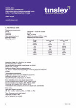 Load image into Gallery viewer, Tinsley 5894 Wide Range Precision Ohmmeter 1mΩ - 100kΩ 10µA - 1A