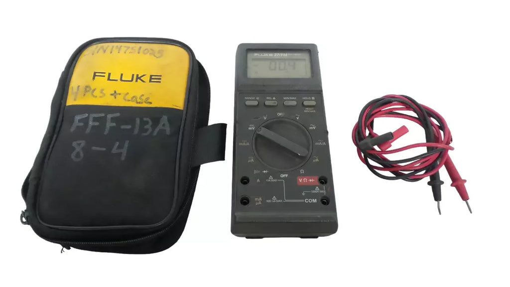 Fluke 27/FM Professional Grade Digital Multimeter with Protective Case - ZYYKZ Test Equipment