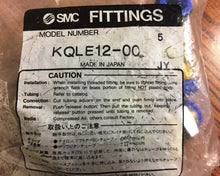 Load image into Gallery viewer, SMC KQLE12-00 KQ One Touch Pneumatic Tube Fitting - ZYYKZ Test Equipment