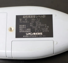 Load image into Gallery viewer, Rion XN-1J Infrasonic Sound Pressure Level Meter with High Sensitivity - ZYYKZ Test Equipment