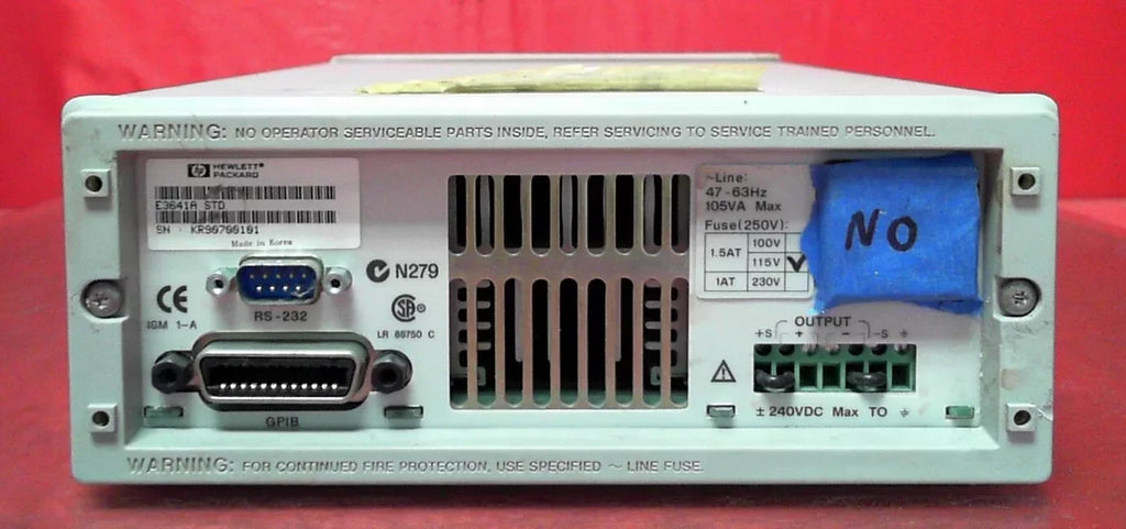 Agilent E3641A Dual Output DC Power Supply 30W, 35V/0.8A or 60V - ZYYKZ Test Equipment