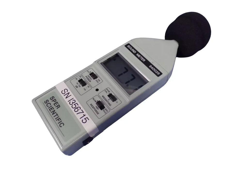 Sper Scientific 840029 Precision Sound Level Meter - High Accuracy Noise Measurement - ZYYKZ Test Equipment