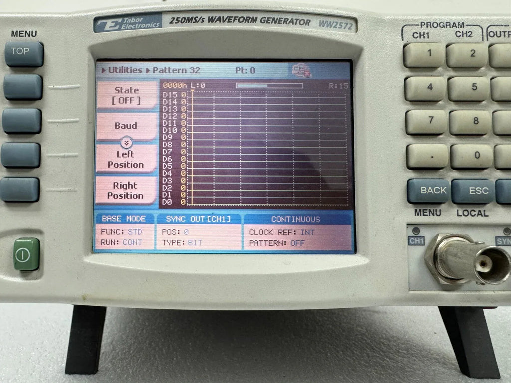 Tabor WW2572 Dual-Channel 250 MHz Arbitrary Waveform Generator - ZYYKZ Test Equipment