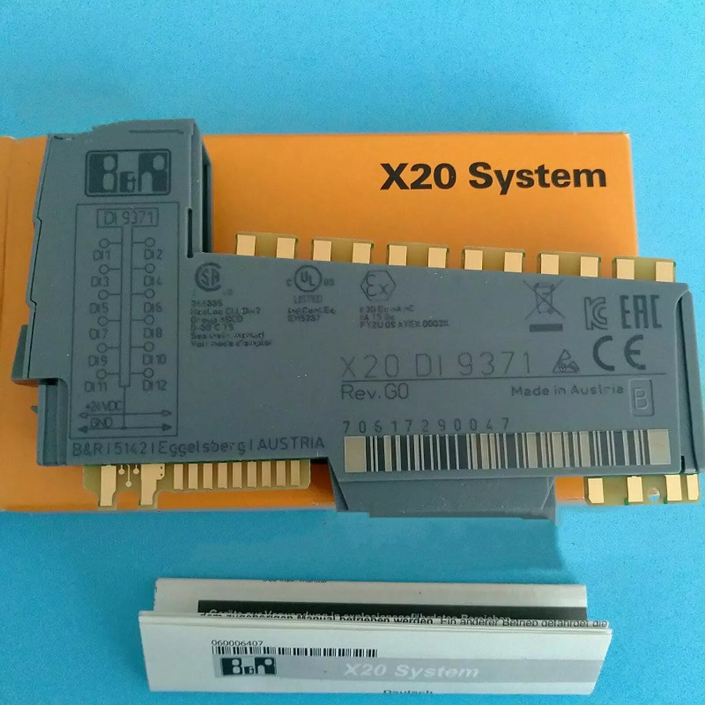 B&R X20DI9371 Digital Input PLC Module - X20 DI 9371 - ZYYKZ Test Equipment