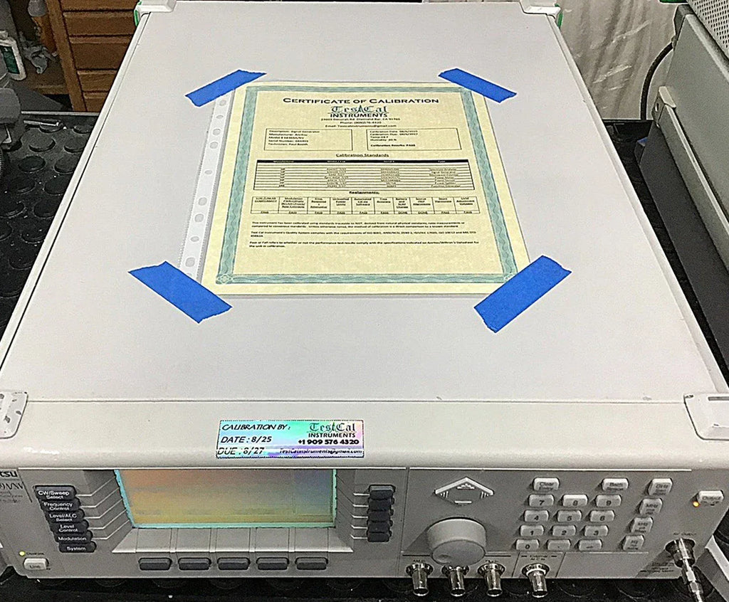 Anritsu Wiltron 68369A/NV Calibrated Signal Generator Sweep 10MHz-40GHz - ZYYKZ Test Equipment