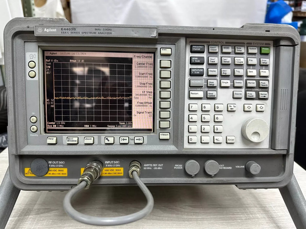 Agilent E4403B ESA Spectrum Analyzer 9 kHz to 3 GHz with Enhanced Options - ZYYKZ Test Equipment