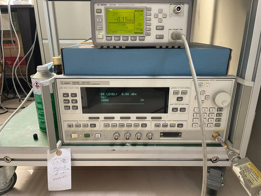 HP Agilent 8482A RF Power Sensor - 100kHz to 4.2GHz, -30 to +20dBm - ZYYKZ Test Equipment