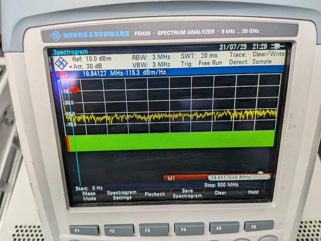 Rohde & Schwarz FSH20 K17 Handheld Spectrum Analyzer with Integrated Power Meter & Sensor - Calibrated - ZYYKZ Test Equipment