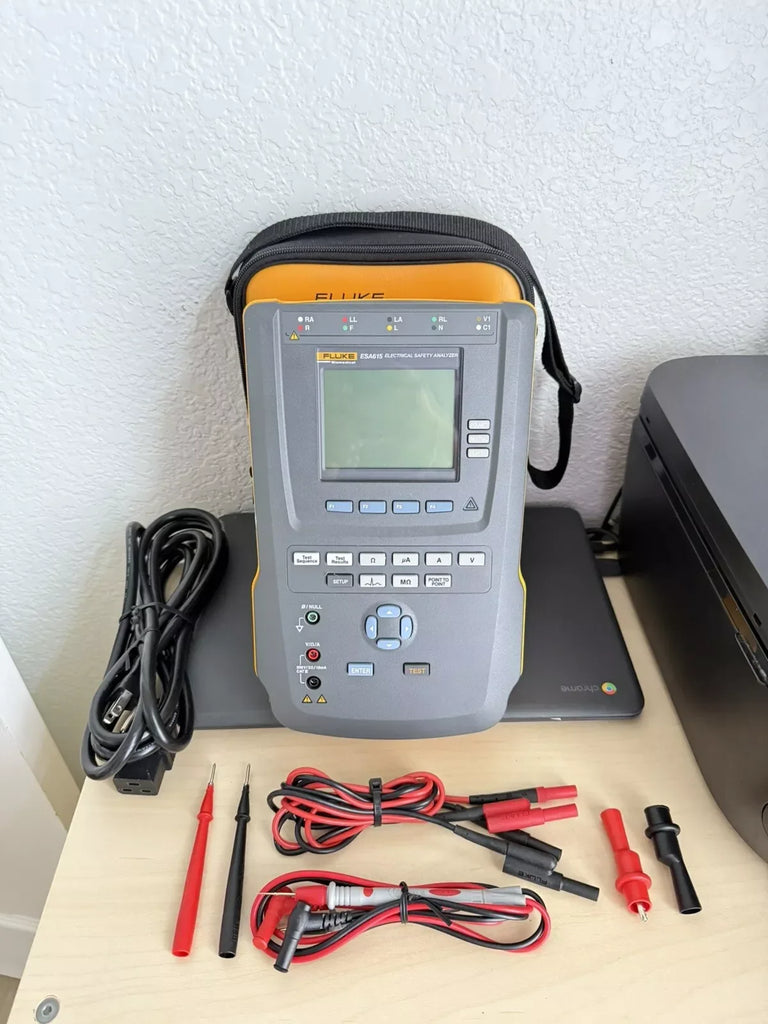 Fluke ESA615 EU Electrical Safety Analyzer 230V (Calibrated 2024) - ZYYKZ Test Equipment