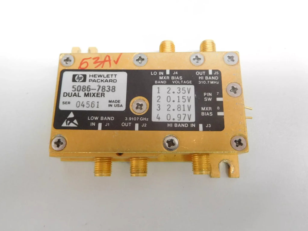 HP Agilent Dual Mixer 856x + 859x Series Compatible with 8561E, 8562A, 8563A, 8593E, 8593A, 8596E Spectrum Analyzers - ZYYKZ Test Equipment