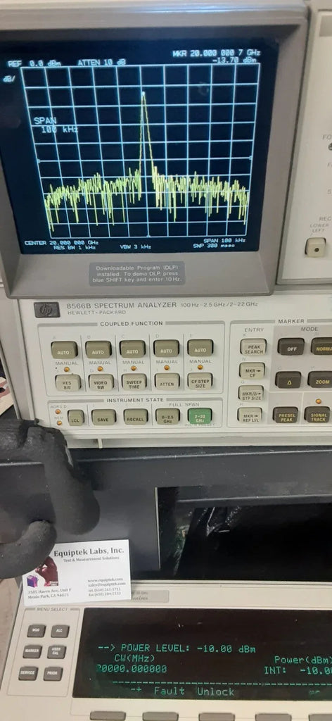 HP Synthesized RF Signal Generator 10 MHz – 20 GHz - ZYYKZ Test Equipment