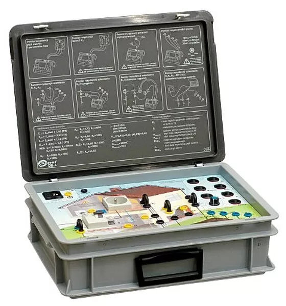 Sonel DB1 Demonstration Training Board with 13 Simulated Measurements