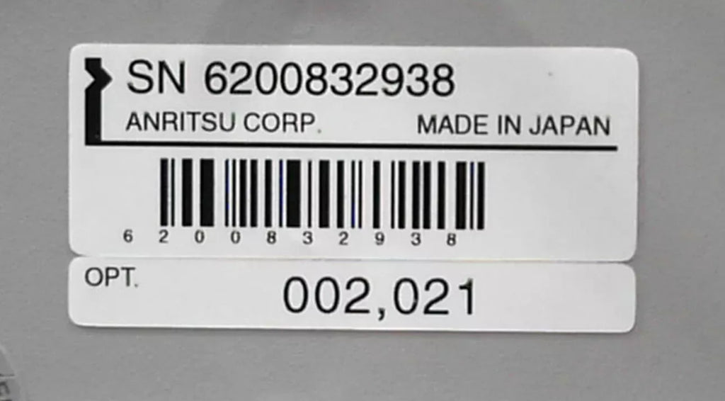 Anritsu MG3700A Vector Signal Generator 250 kHz to 3.0 GHz - ZYYKZ Test Equipment