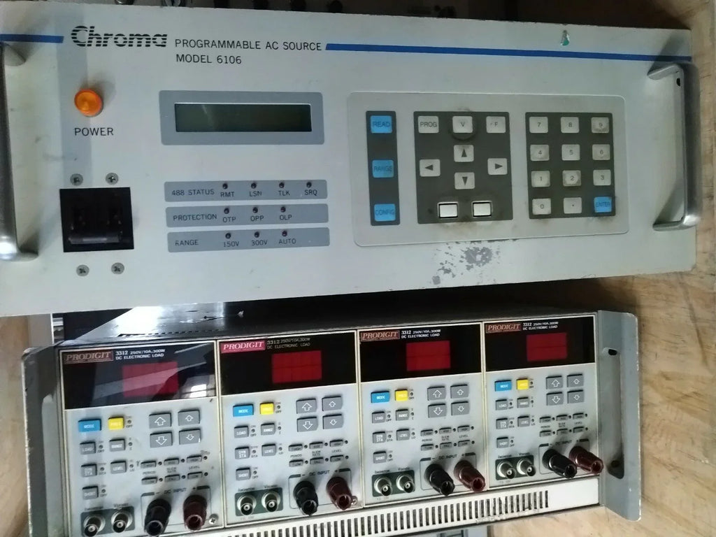 Chroma 6106 Programmable AC Source 0-300V, 15Hz-1kHz, 500VA Output - ZYYKZ Test Equipment