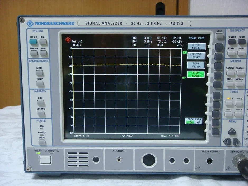 FSIQ3 Spectrum Analyzer 20Hz to 3.5GHz High-Performance RF Analyzer - ZYYKZ Test Equipment