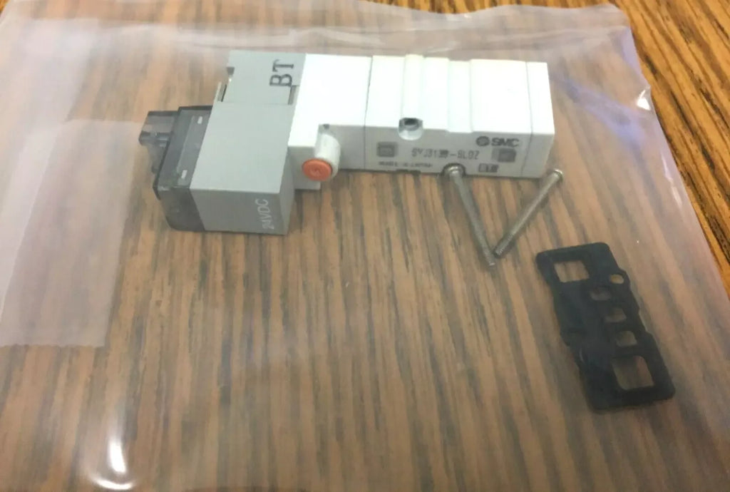 SMC SYJ3133-5LOZ 5-Port 3-Position Single Solenoid Pneumatic Valve - ZYYKZ Test Equipment