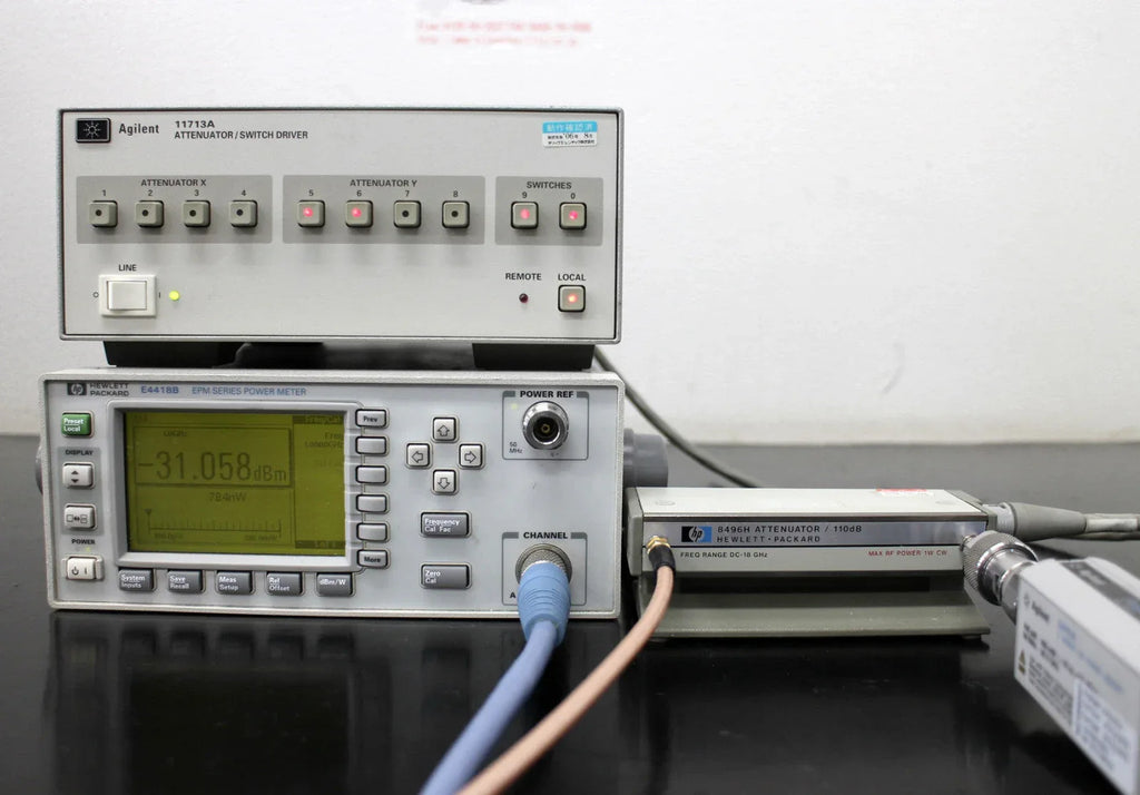 HP 8496H Precision RF Attenuator 0-20 dB - ZYYKZ Test Equipment