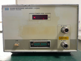 Agilent 8349B Microwave Amplifier 2 GHz to 20 GHz High Gain RF Amplifier - ZYYKZ Test Equipment